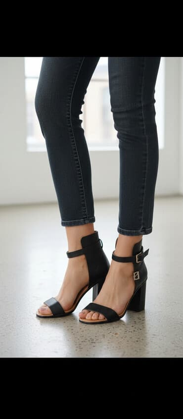 basanoşka 2022: Ölçü: 37, rəng - Qara, Yeni — 2