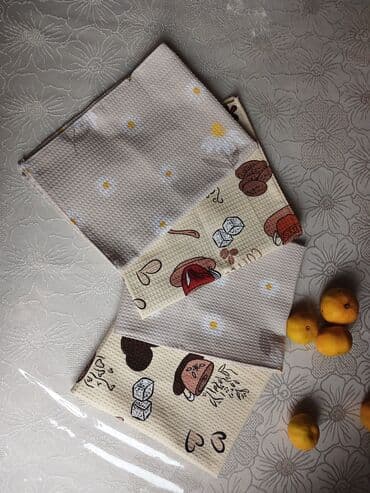 metbex cilciraqlari: Mətbəx üçün Yeni rəng - Bej Pambıq Dəsmal, Ünvandan götürmə — 3