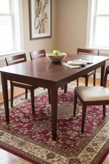 Klassik masa, Açılmayan, Taxta, Dördbucaq masa