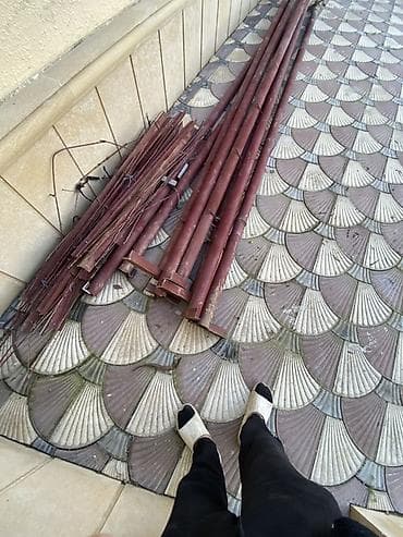 demir ferma satilir: Metall dirəklər və profil dəmirlər dəsti - Material: metal - Rəng — 1