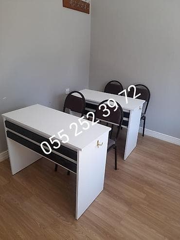 qardaşlar mebel: Oğlan və qız üçün, Yeni, Siyirməsiz, Yazı masası, Stullar ilə — 3