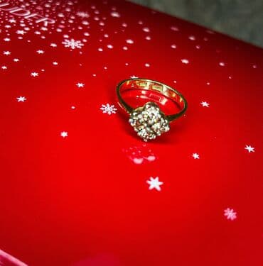 brilyant qaşlı üzük metni: Üzük, Sarı qızıl — 4