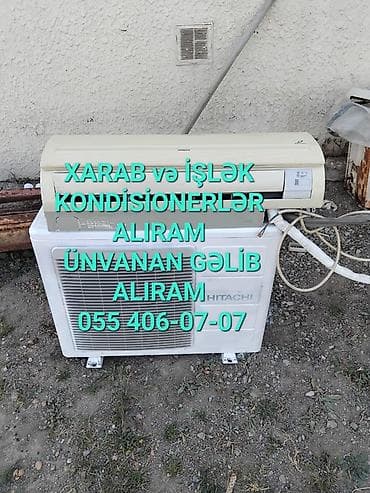 balkon üçün: Təmir, Split kondisionerlər, Demontaj — 1