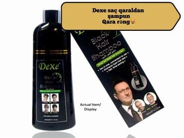 saç kraskası: Dexe saç qaraldan şampun — 2