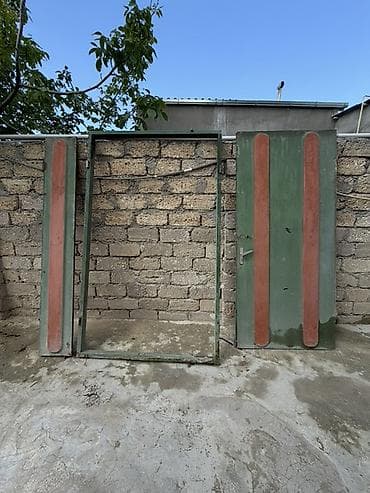 seif qapilar: Dəmir darvaza dəsti - Material: tam metal konstruksiya, möhkəm profil — 2