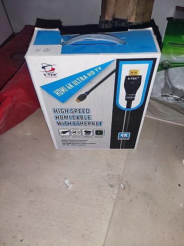 video reqistrator: Original HDMI kabel. 10m dir islenmeyib karopkadadir. real alicilar — 2