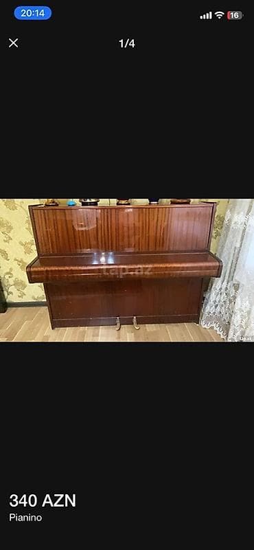 Sintezatorlar: SCHOLZE akustik pianino - Tip: Upright (divar tipi) pianino - — 2