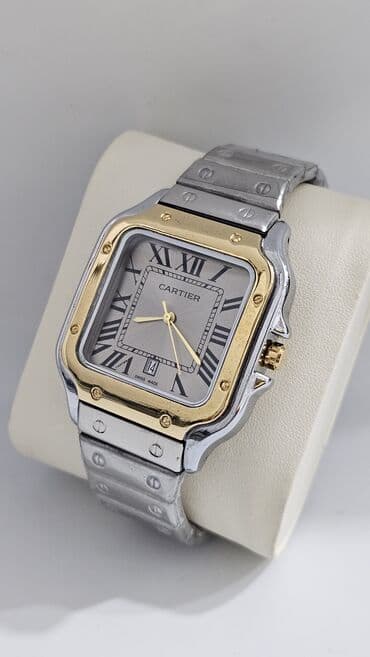 gümüş saat: Yeni, Qol saatı, Cartier, rəng - Qızılı — 4