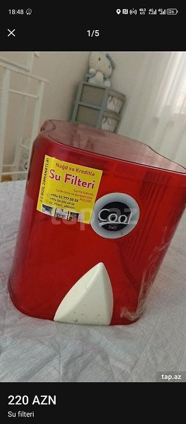 psj 5: Su filtri – Cool brendli, tərs osmos sistemi Xüsusiyyətlər: - 5 — 1