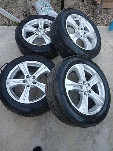 Nəqliyyat: Ikinci el Tekerler Satilir 4 eded 225 55 17 az işlenmiş elaqe — 2