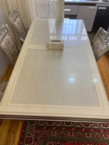 Qonaq masası, Açılan, Dördbucaq masa