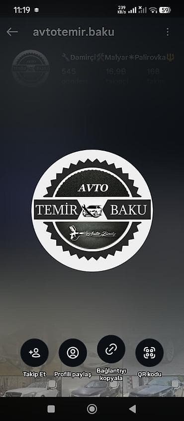 tercume merkezi: Avto_Təmir_Baku Qəzalı afdomobillerin temir merkezi, Dəmirçi işi və — 1
