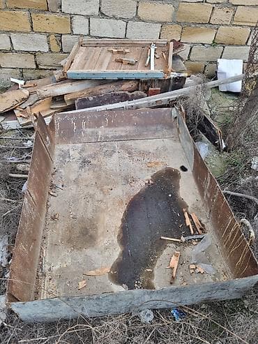 qosqu yeri: Metaldan hazırlanmış yük qutusu/ban - Material: qalın polad təbəqə - — 2