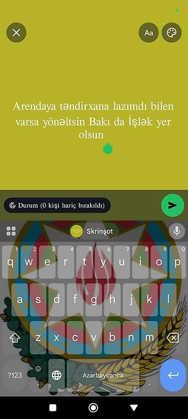 kafe: Axtarış: Bakıda işlək yerdə icarəyə təndirxana. Tələb olunanlar: - — 1