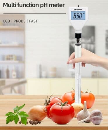 baku electronics: PH metr MODEL PH-98211 Çoxməqsədli rəqəmsal turşuluq ölçən test — 3