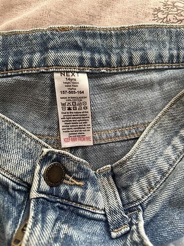 skuter deniz: Məhsul: NEXT brendi cins kargo şalvar - Material: 100% pambıq denim - — 2