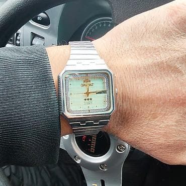 telefon saat: Qol saatı, Orient, rəng - Gümüşü — 2