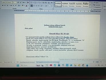 Word proqramını yaxşı bilirəm. Evdən onlayn şəkildə mətnlərin
