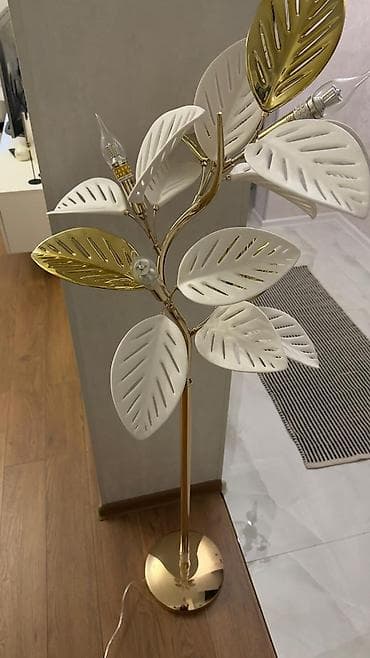 Dekorativ döşəmə lampası – “yarpaq” dizaynı - Növ: Döşəmə lampası