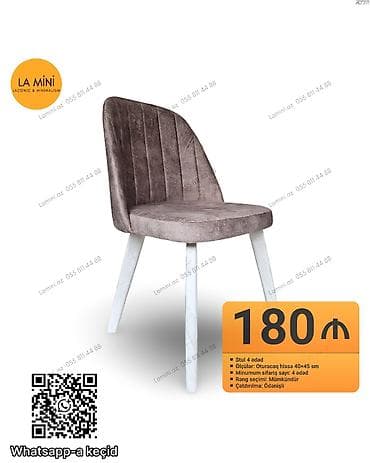 ustullar: Mətbəx üçün, Qatlanmayan, Stul — 1