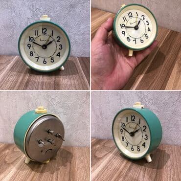 qizil onluq qiymeti: Masaüstü Mexaniki Əntiq saat 1970 il — 3