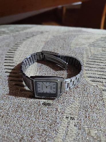 saat kreditle: İşlənmiş, Qol saatı, Casio, rəng - Gümüşü — 3