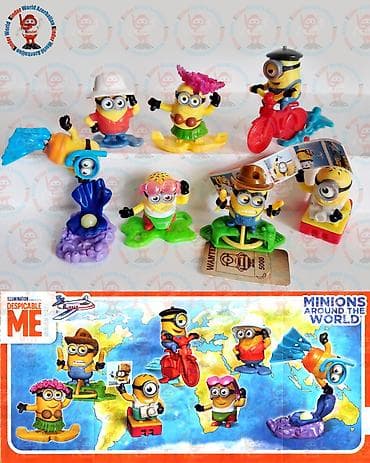 oyuncaqlar: Kinder sürpriz oyuncaqları – Minions Around The World kolleksiyası - — 1