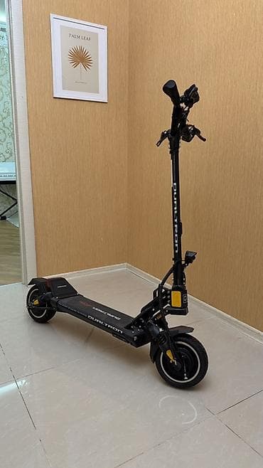 Dualtron elektrik skuter - Güclü ikiqat amortizasiya sistemi: ön və