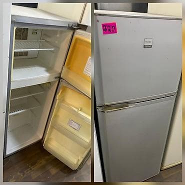 2 qapılı Toshiba Soyuducu Satılır, rəng - Gümüşü