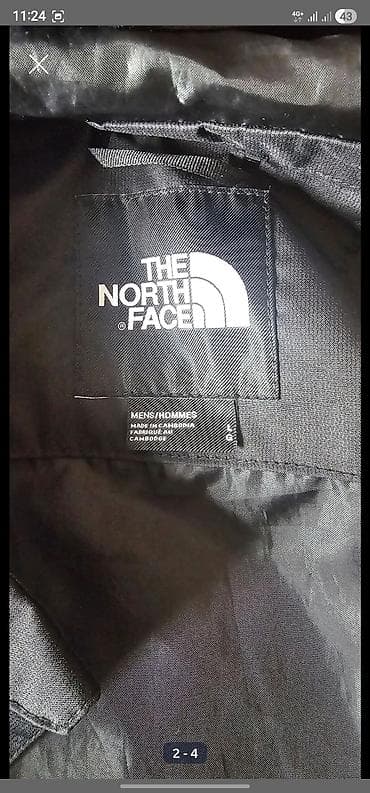 cins godekce: The North Face kişi küləkkeçirməz gödəkçə - Rəng: qara - Ölçü: L — 2