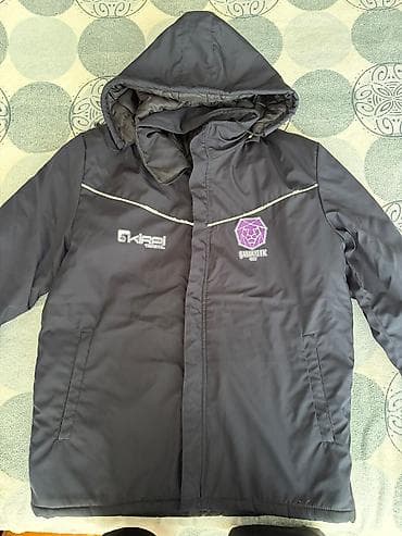 Üst geyimləri: Şamaxı FK loqolu qalın qış plaşı - Brend: Kirpi Tekstil - Rəng: tünd — 1