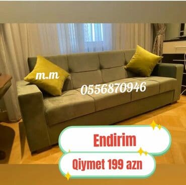 современные диваны: Künc divan, Yeni, Açılan, Bazalı, Parça, Şəhərdaxili pulsuz çatdırılma — 6