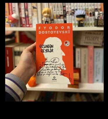 ədəbiyyat 10 cu sinif e derslik: 1) Fyodor Dostoyevski – “Gizlindən Qeydlər” - Nəşriyyat: Qanun — 1