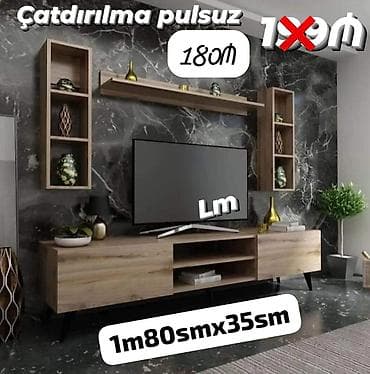 primorskide evler: _*TV STEND / TV altı*_ *Yeni və sifarişlə* 💥 Qiymət : *180₼* — 2