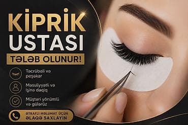 https:promo.bizon.az: Kiprik ustası tələb olunur. ✅ 60/40 və ya 70/30 faiz sistemi ilə — 1