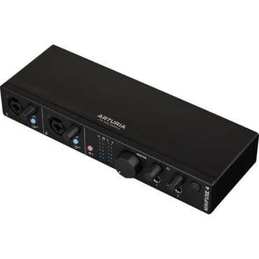 zeng zamani ses yazma: Arturia MiniFuse 4 Black ( Səs kartı, Səs kartı dəsti münasib — 1