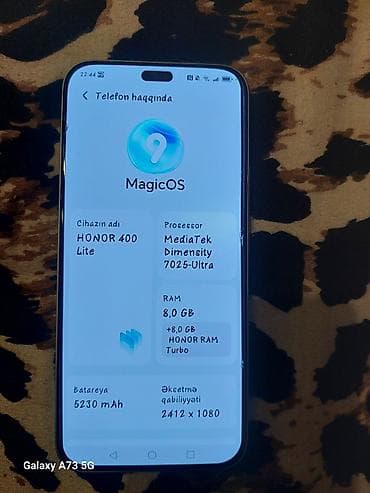 samsung z fold 4: Honor 400 Lite, rəng - Gümüşü, İki sim kartlı — 1