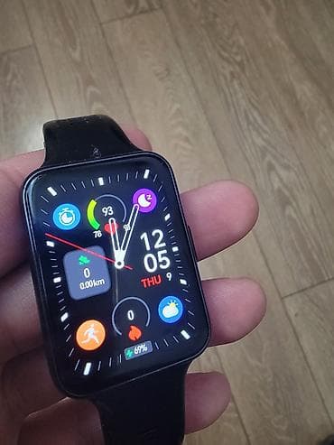 Smart saat, Huawei, Sensor ekran, rəng - Qara