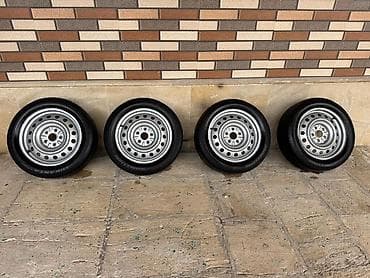 r15 disk teker: 4 ədəd komplekt təkər diski və şin Tayota karolla elantira bu modelere — 5