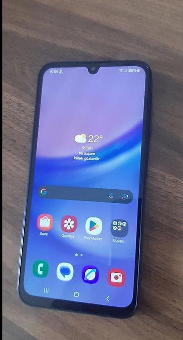 Samsung Galaxy A15, 128 GB, rəng - Boz, Barmaq izi