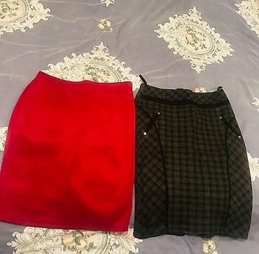 Kurtkalar: Qadın geyim dəsti – ofis və gündəlik kombinlər üçün - 2 ədəd ətək — 1