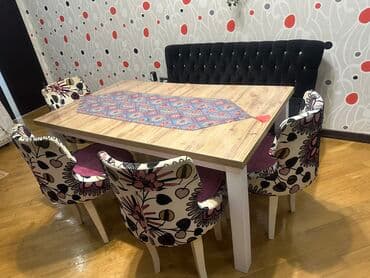 malaziya masa ve oturacaq: Divan satilmir
 Masa jyzk magazasindan alinib. 
Stullar zivella — 1