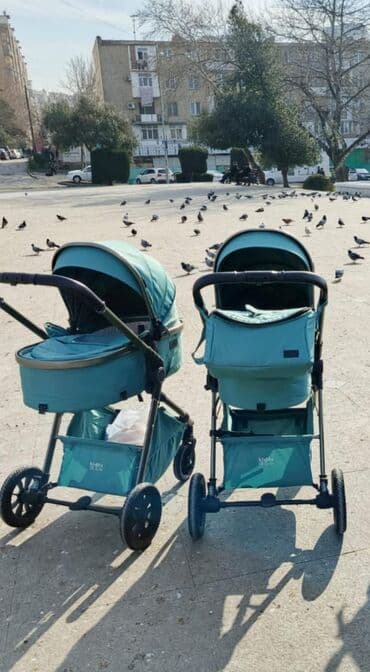 əkizlər üçün: Əkizlər üçün araba, Kidilo, İşlənmiş, Yaş: 24-30 ay, Ödənişli çatdırılma — 1