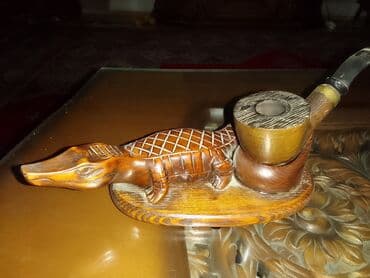 iqos iluma i: Antik stol ustu qelyan.qoz agaci. el işi.profile tiklayib diger — 2