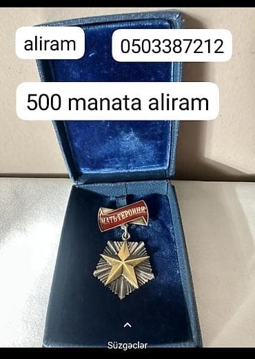 Bu medalardan aliram.500 manata lalafo.az -da Bu medalardan aliram.500 manata