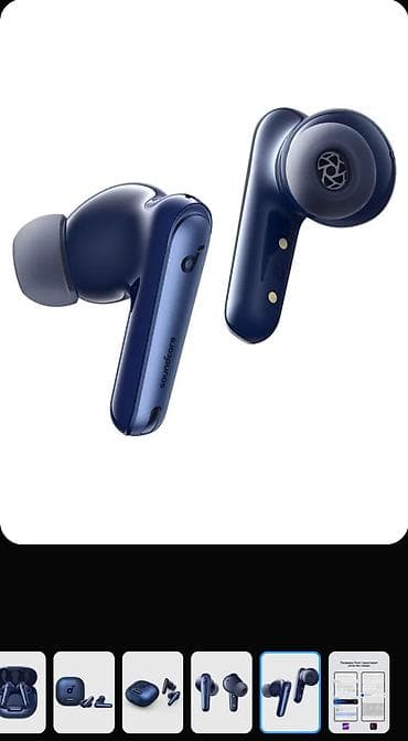 mp 3 player: Yeni Simsiz (Bluetooth) Qulaqcıqlar, Anker, rəng - Mavi — 3