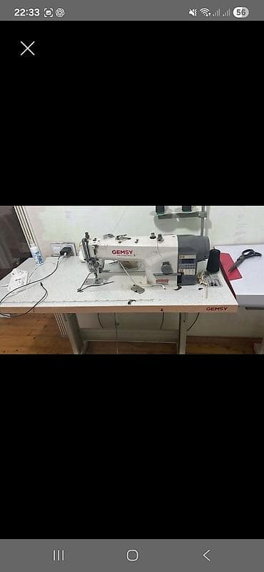 ps5 aksesuarları: Tikiş maşını Gemsy, İşlənmiş,Kompüter tikiş maşınları, 1 saplı, Ünvandan götürmə — 1