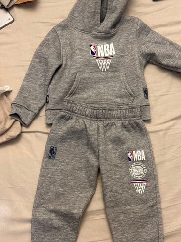 детские костюмы для фигурного катания: Uşaq geyim dəsti – 2 komplekt 1) NBA temalı dəst - Rəng: boz melanj - — 4