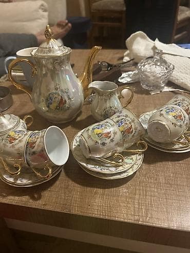 qehve desti: Qəhvə dəsti, Farfor, 6 nəfərlik — 1