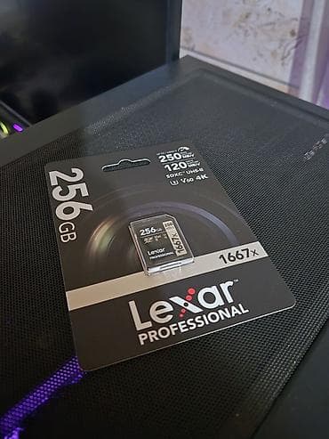 SD Kart / Lexar 256GB Professional 1667x UHS-II SDXC Memory Card lalafo.az -da SD Kart / Lexar 256GB Professional 1667x UHS-II SDXC Memory Card